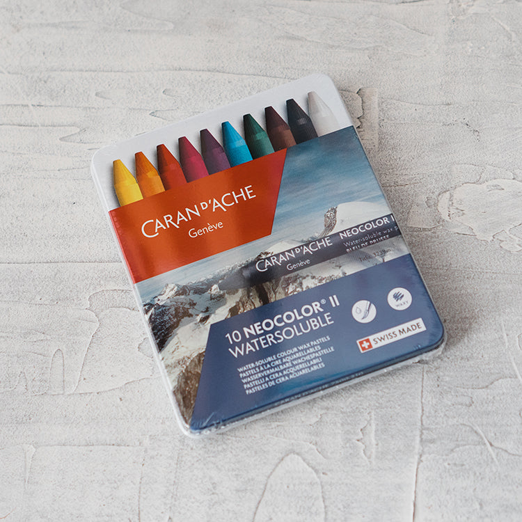 Caran d'Ache Neocolor II Water Soluble Wax Pastels – Paper and Grace